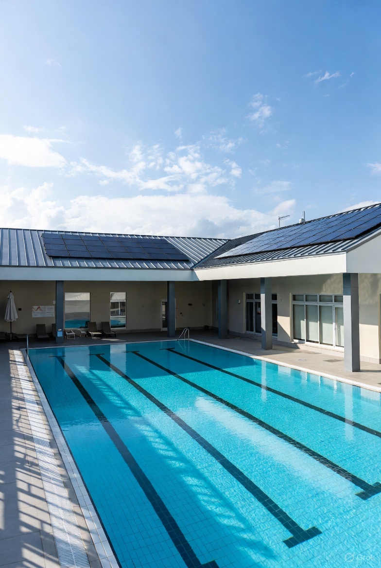 Solar Hot Water Compliments Swimming Pools